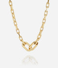 Collier Avenir (Acier doré)