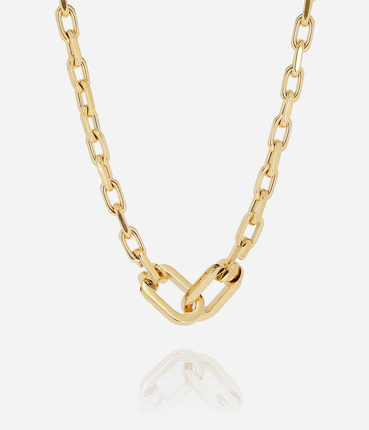 Collier Avenir (Acier doré)
