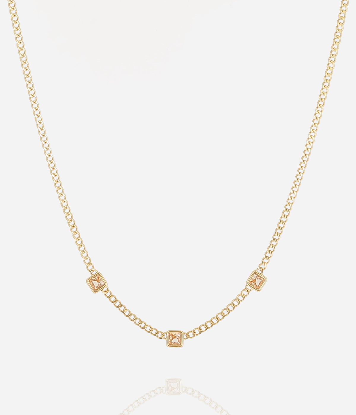 Collier Armel (Acier doré)-nude