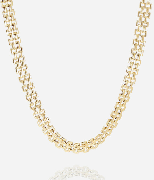 Collier Verbena (Acier doré)
